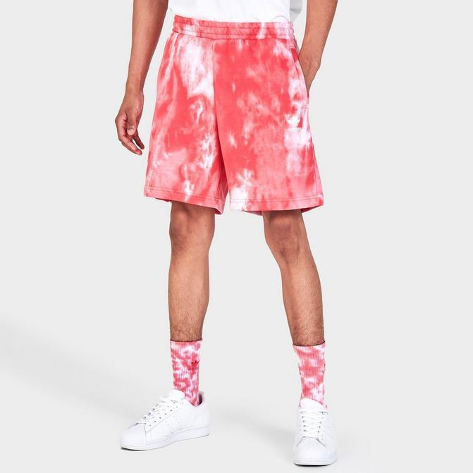 商品Adidas|Men's adidas Originals Adicolor Essentials Tie-Dye Fleece Shorts,价格¥112,第1张图片