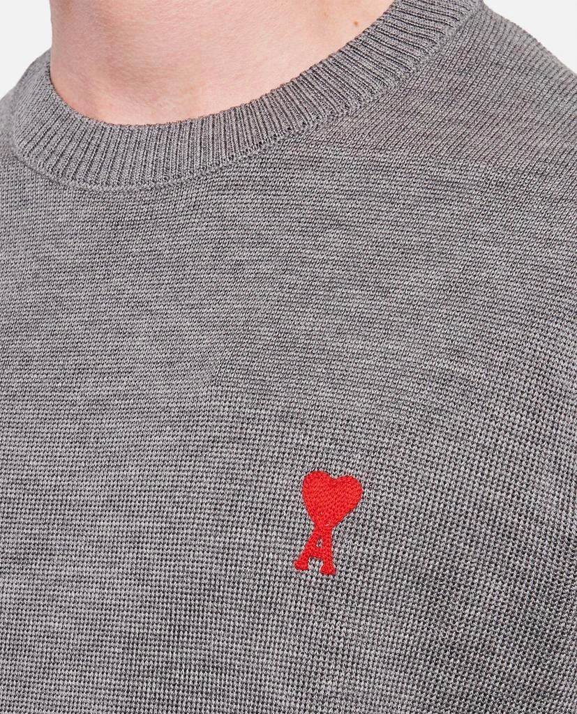 商品AMI|HEART LOGO MERINO WOOL SWEATER,价格¥2365,第4张图片详细描述