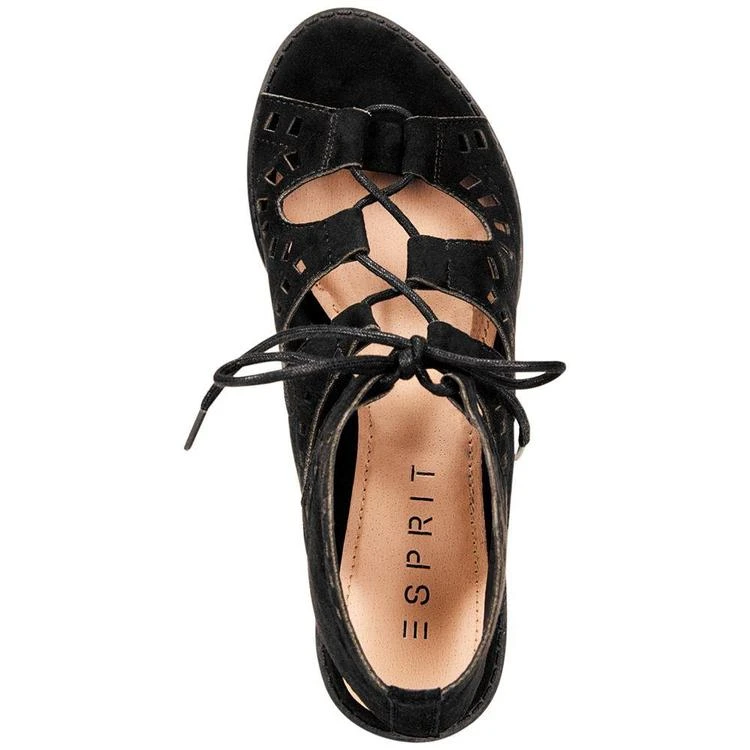 Lotus Block-Heel Lace-Up Sandals 商品