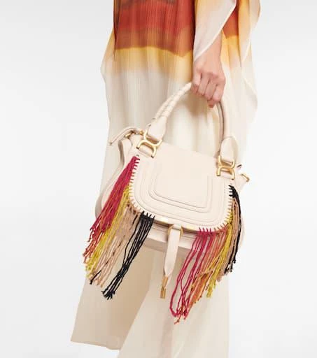 商品Chloé|Marcie Small皮革单肩包,价格¥11343,第2张图片详细描述