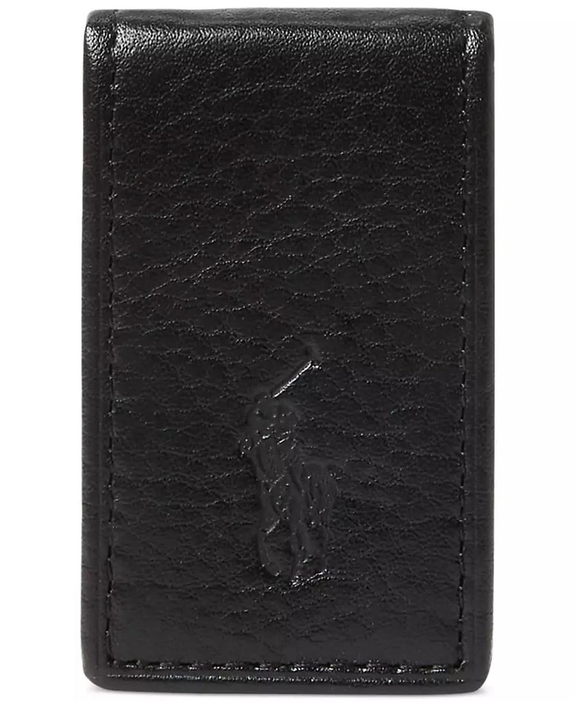 商品Ralph Lauren|Men's Pebbled Leather Money Clip,价格¥414,第1张图片