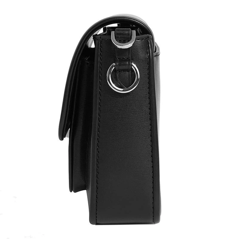 商品[国内直发] Michael Kors|MK 女包 迈克·科尔斯 MICHAEL KORS 黑色皮质中号单肩斜挎包 30S1S2BM2L BLACK,价格¥1758,第4张图片详细描述