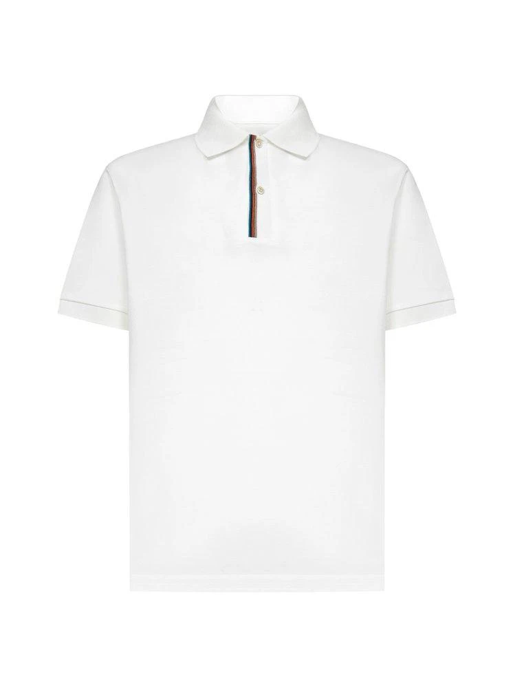 商品Paul Smith|Paul Smith Short-Sleeved Striped Trim Polo Shirt,价格¥1290,第1张图片