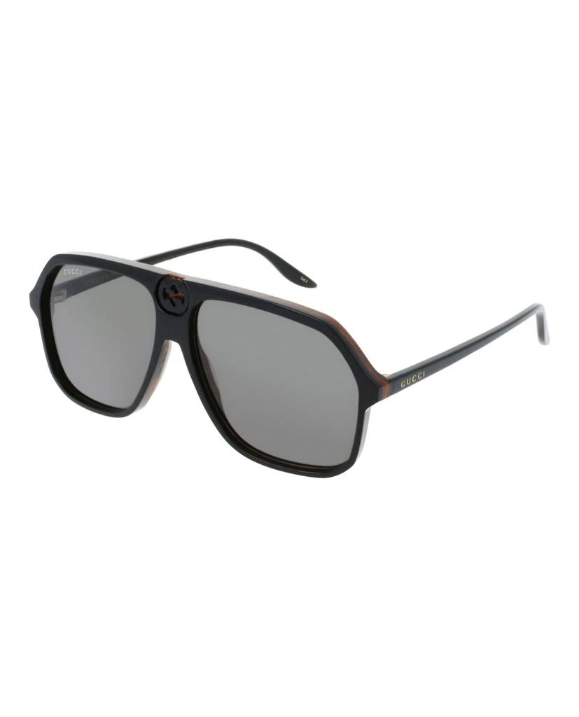 商品Gucci|Aviator-Style Acetate Sunglasses,价格¥1176,第2张图片详细描述