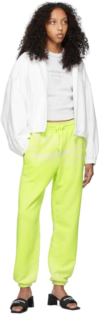 Yellow Garment-Dyed Jogger Lounge Pants商品第4张图片规格展示