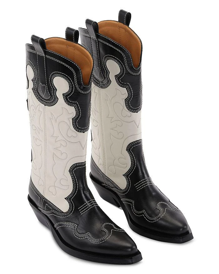 商品Ganni|Women's Pull On Western Boots,价格¥1627,第1张图片