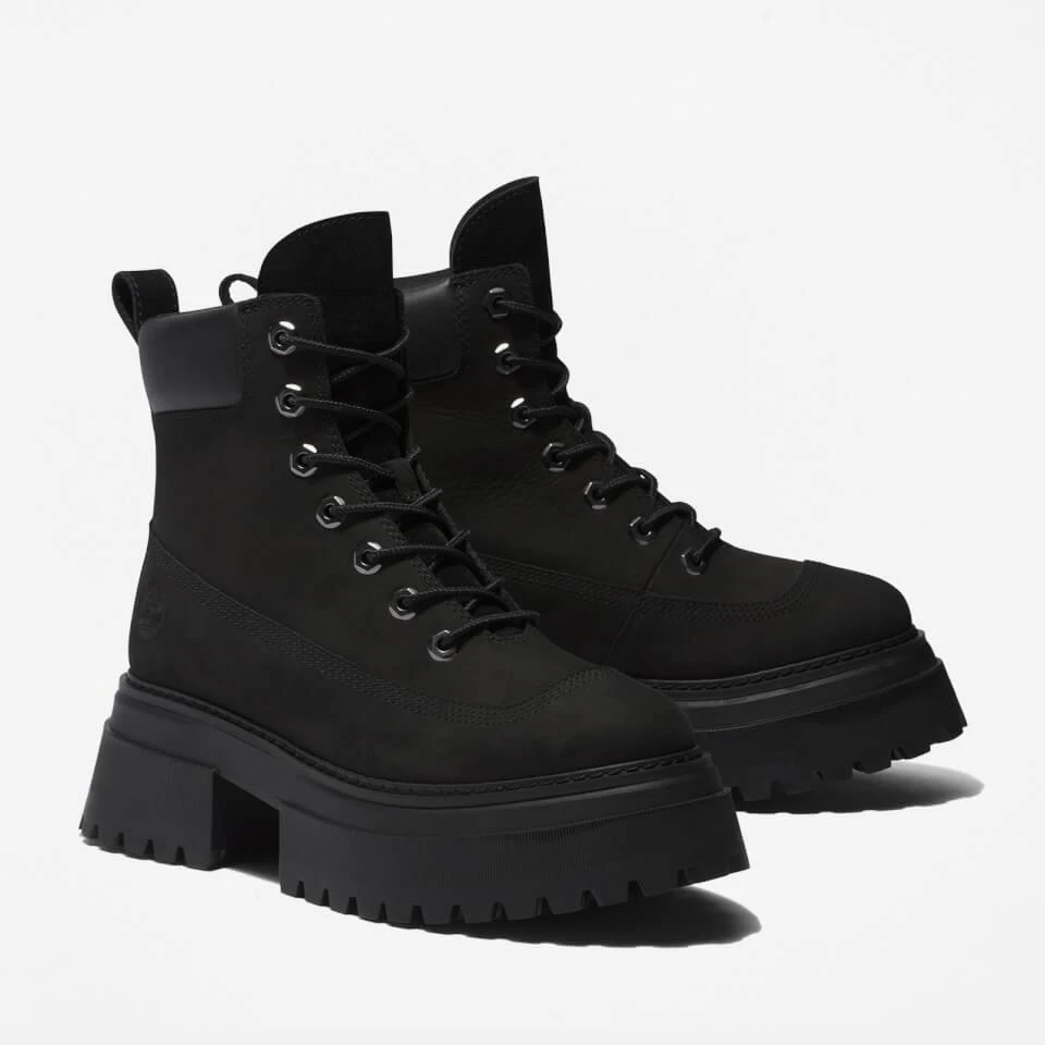 商品Timberland|TIMBERLAND SKY NUBUCK LEATHER PLATFORM BOOTS,价格¥654,第2张图片详细描述