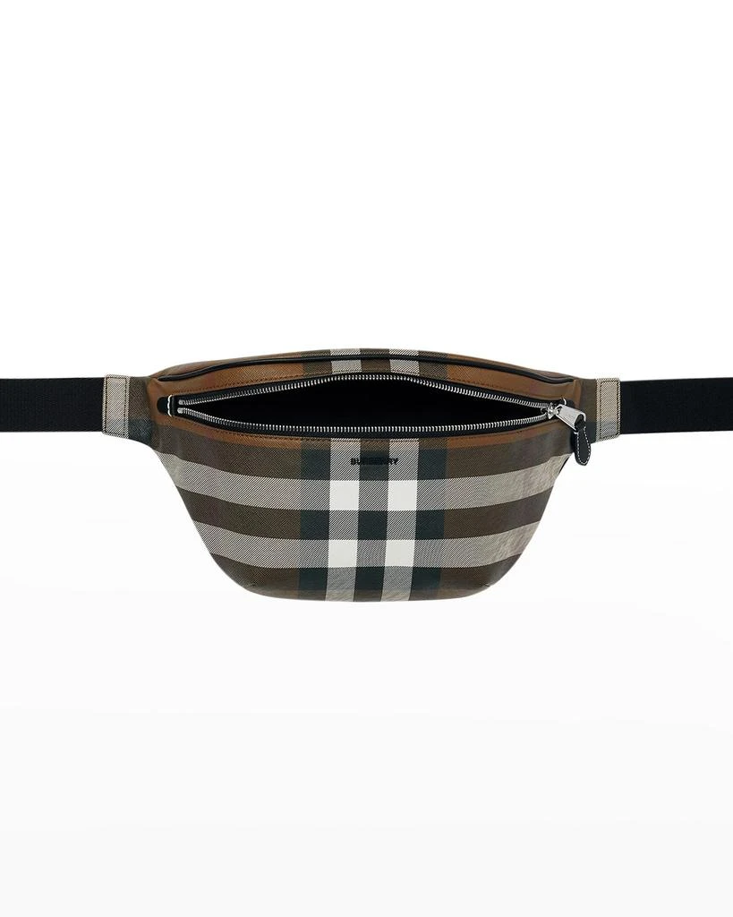 商品Burberry|Men's Cason Giant Check-E Canvas Belt Bag,价格¥6407,第3张图片详细描述