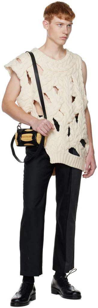 商品Feng Chen Wang|Beige & Black Large Bamboo Bag,价格¥2001,第4张图片详细描述