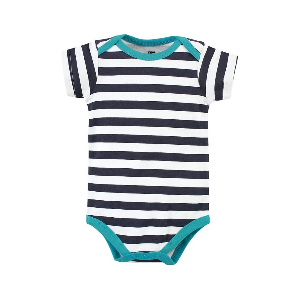 商品Hudson|Baby Boys Short Sleeve Bodysuits, Pack of 3,价格¥187,第4张图片详细描述