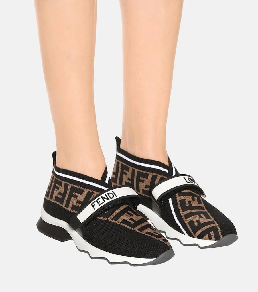 商品Fendi|Rockoko knit sneakers,价格¥6457,第4张图片详细描述