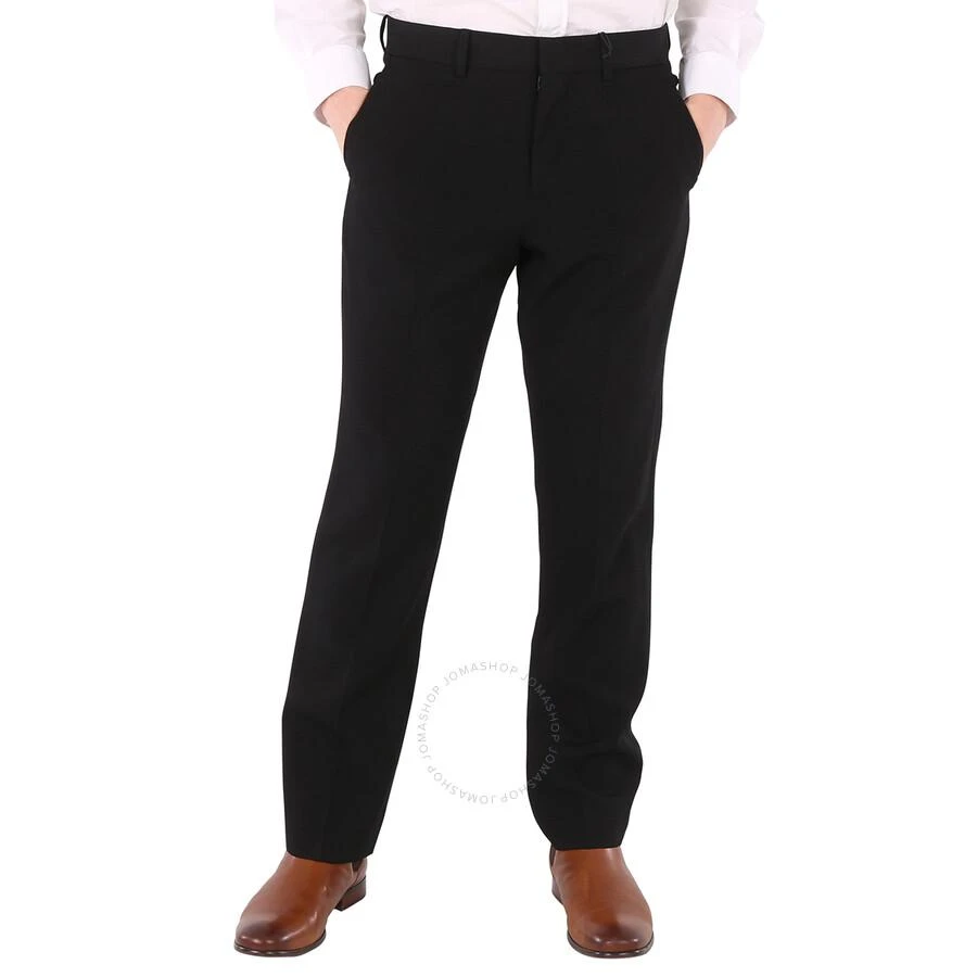 商品Burberry|Men's Black Tailored Straight Leg Virgin Wool Pants,价格¥1109,第1张图片