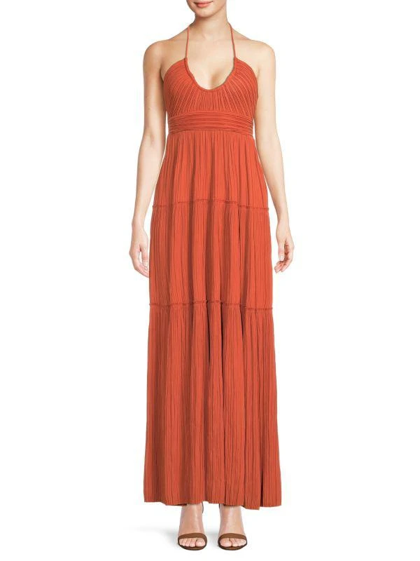 商品A.L.C.|Cecilia Pleated Maxi-Dress,价格¥942,第1张图片