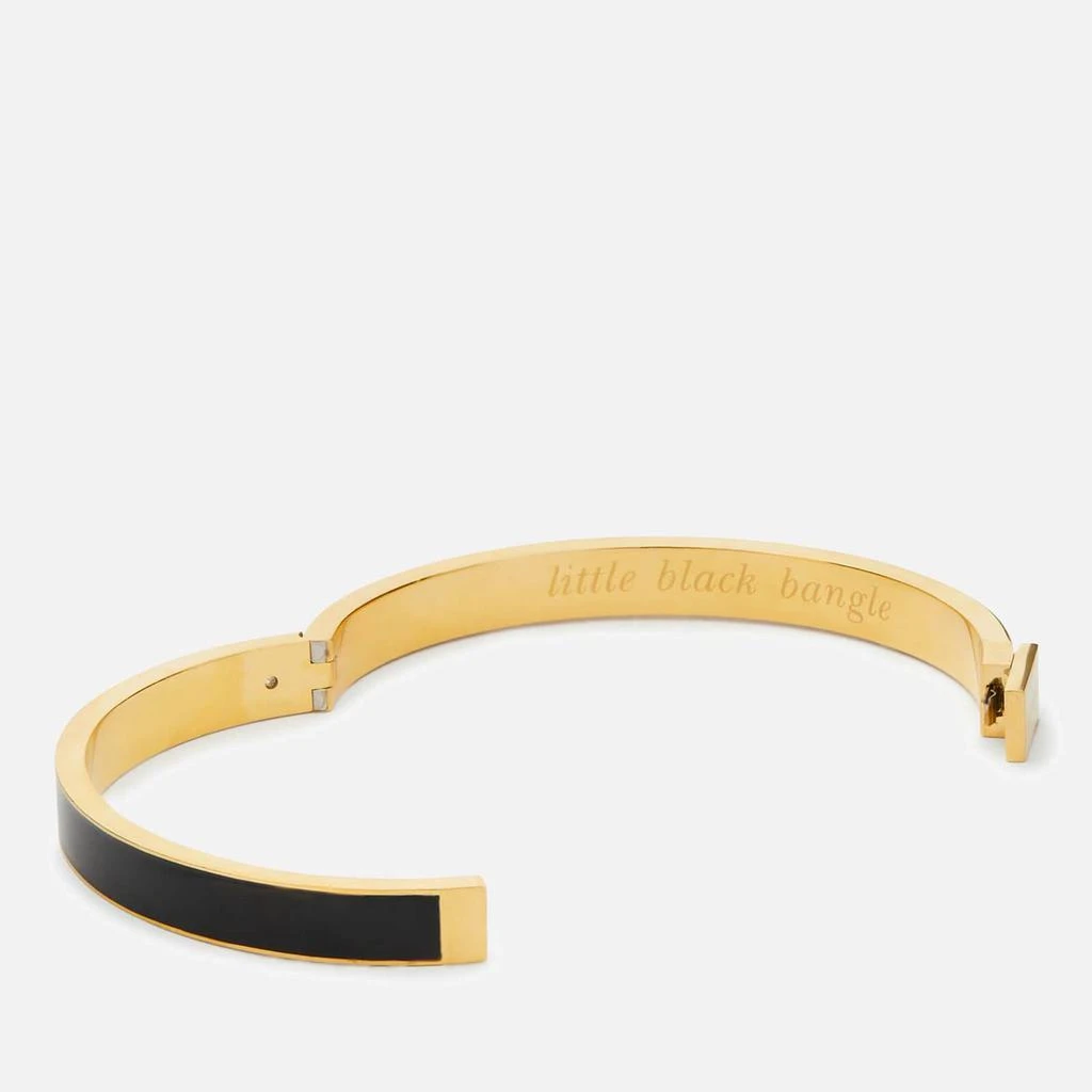 商品Kate Spade|Kate Spade New York Idiom 'Little Black Bangle' Gold-Plated Bangles,价格¥589,第3张图片详细描述