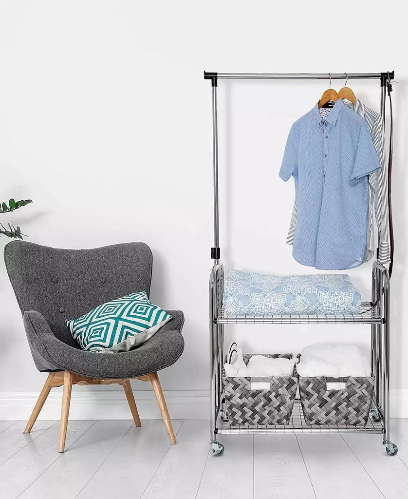 商品Seville Classics|Home Height Adjustable Garment Rack,价格¥808,第5张图片详细描述