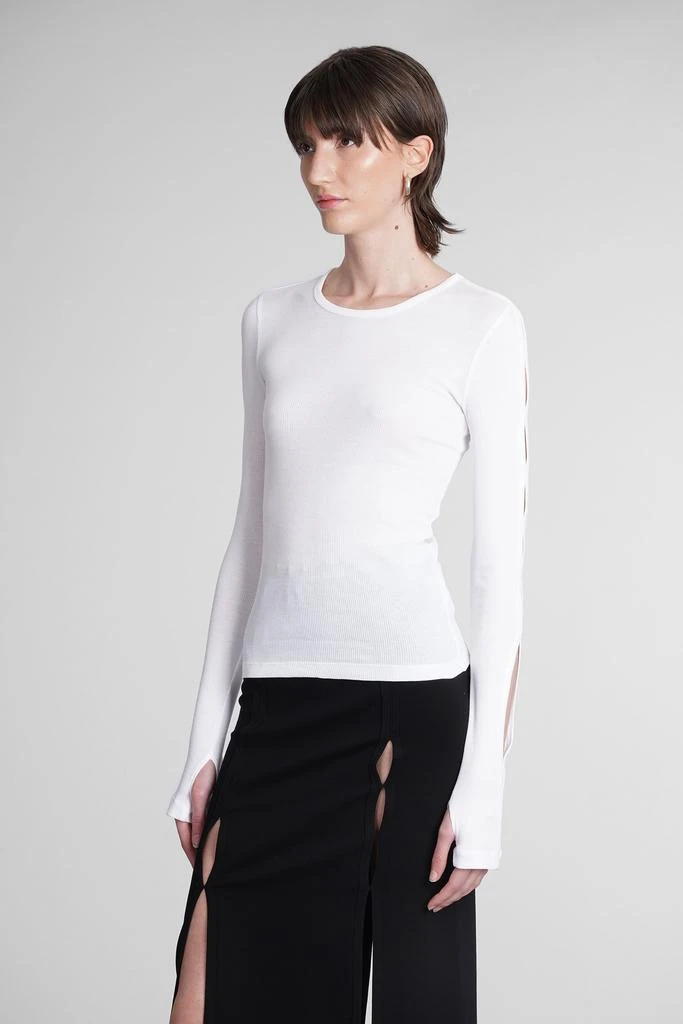 商品Helmut Lang|Helmut Lang Knitwear In White Cotton,价格¥1466,第4张图片详细描述
