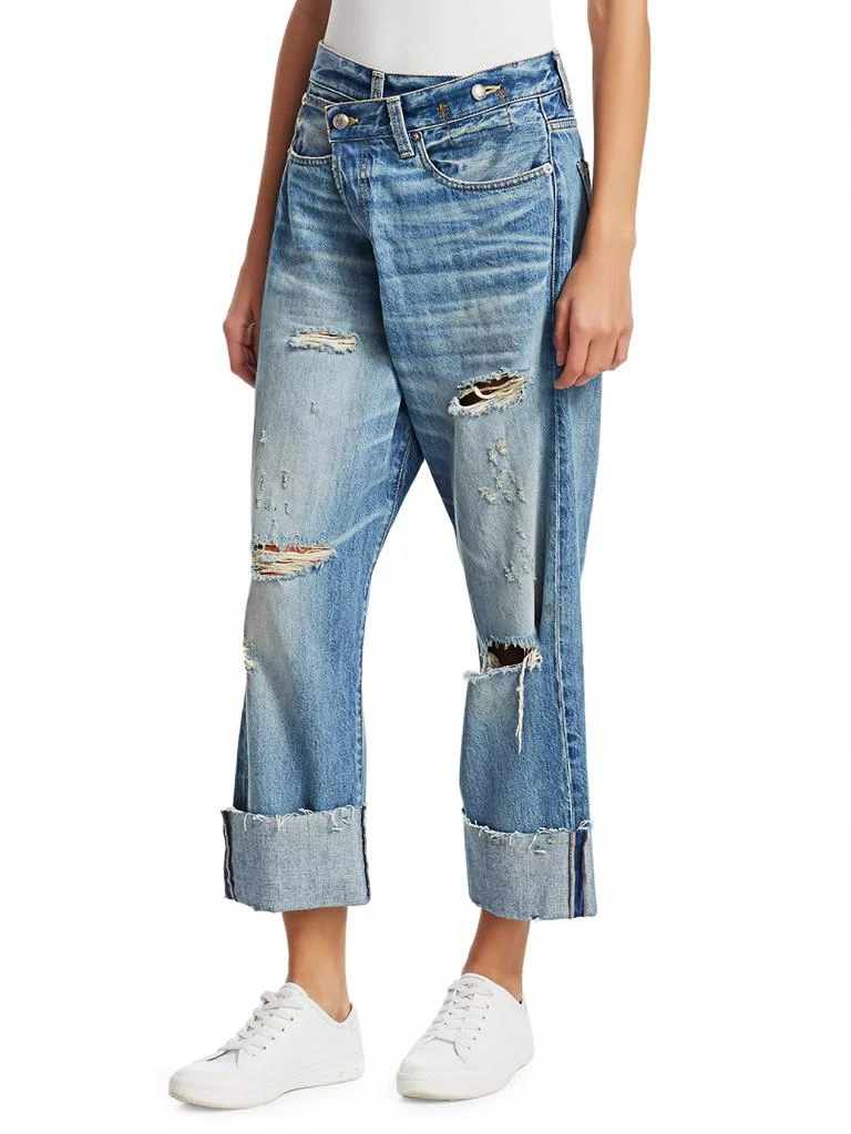 商品R13|Distressed Crossover Jeans,价格¥1669,第4张图片详细描述