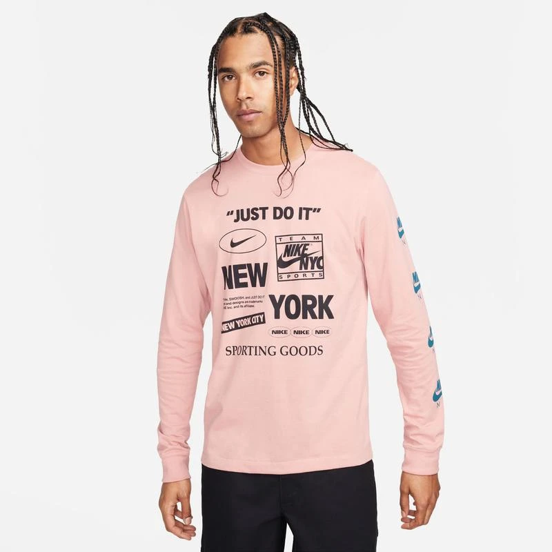 商品NIKE|Nike NSW NYC Local Long Sleeve T-Shirt - Men's,价格¥187,第1张图片