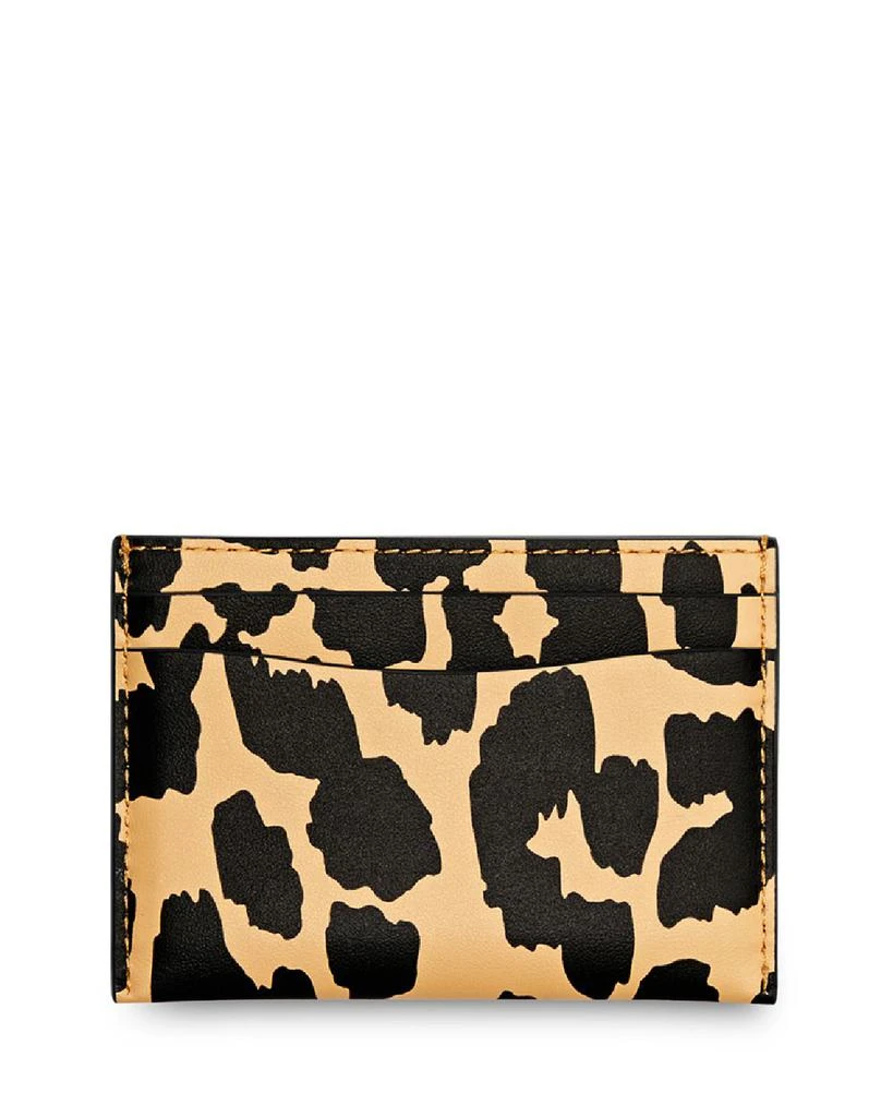 Essential Leopard Print Leather Card Case 商品