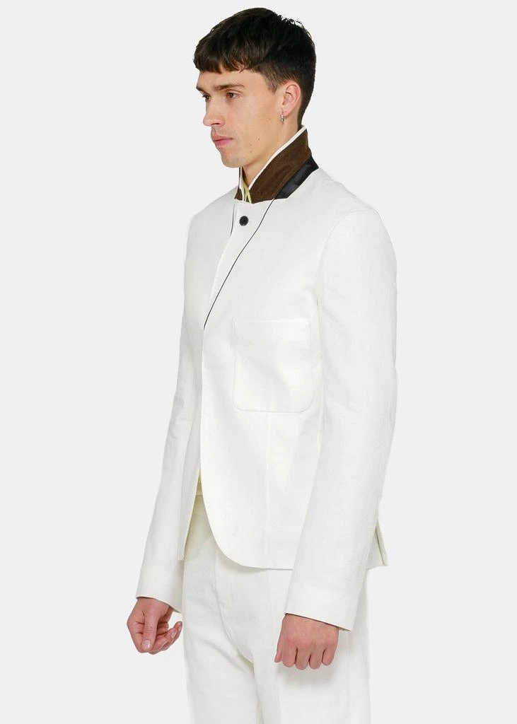 商品haider ackermann|Haider Ackermann Ivory Classic Blazer,价格¥5042,第3张图片详细描述