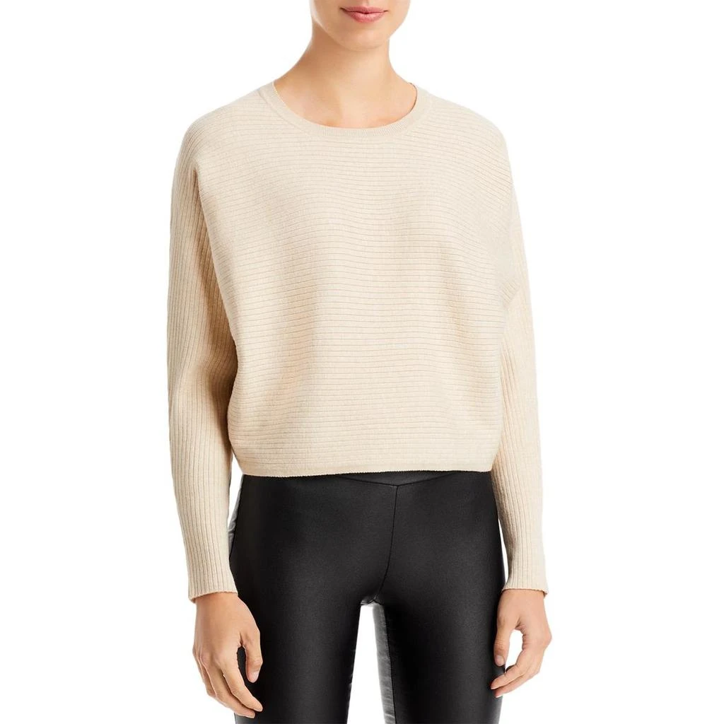 商品Tahari|T Tahari Womens Knit Ribbed Crewneck Sweater,价格¥185,第1张图片