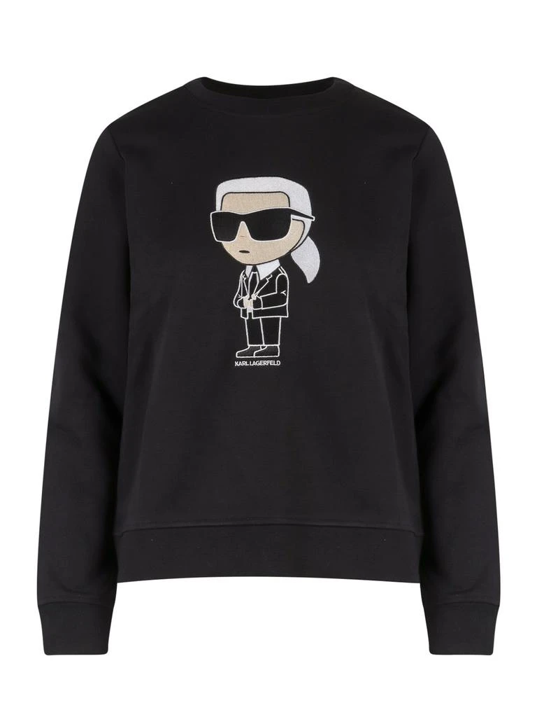 商品Karl Lagerfeld Paris|Karl Lagerfeld Ikonik 2.0 Crewneck Sweatshirt,价格¥1091,第1张图片