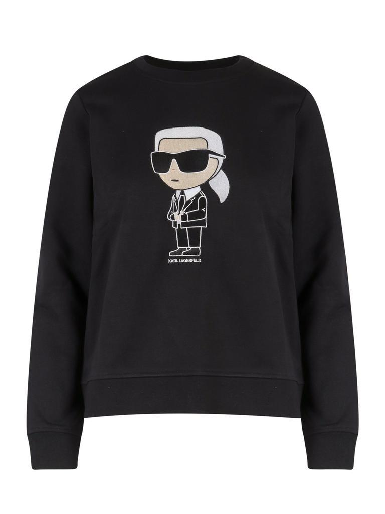 商品Karl Lagerfeld Paris|Karl Lagerfeld Ikonik 2.0 Crewneck Sweatshirt,价格¥1238-¥1295,第1张图片