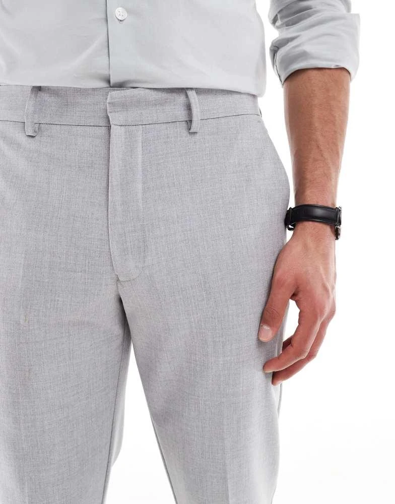 商品ASOS|ASOS DESIGN slim suit trousers in grey,价格¥226,第4张图片详细描述