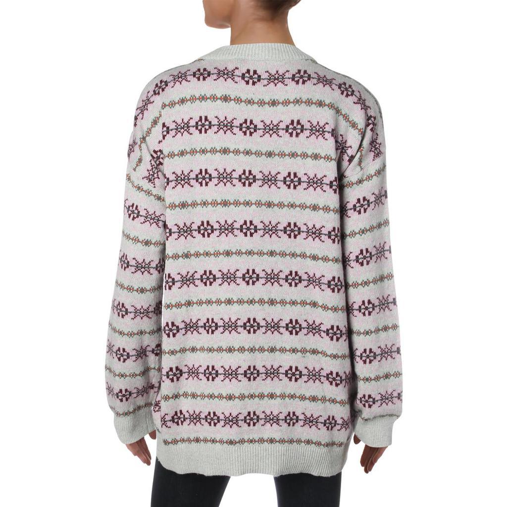 商品Ralph Lauren|Lauren Ralph Lauren Womens Cotton Printed Pullover Sweater,价格¥611,第5张图片详细描述