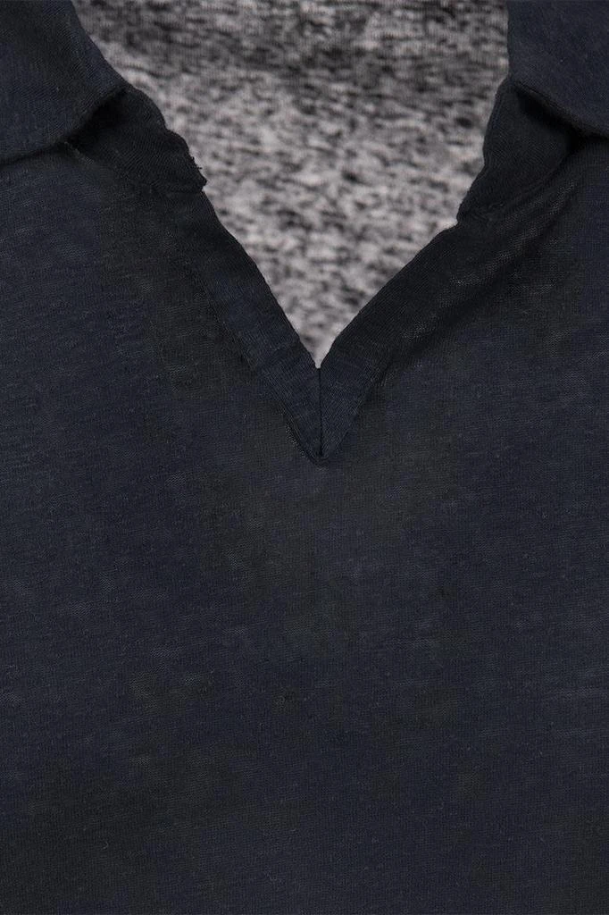 商品MAJESTIC FILATURES|MAJESTIC FILATURES Short-sleeved polo shirt,价格¥670,第4张图片详细描述
