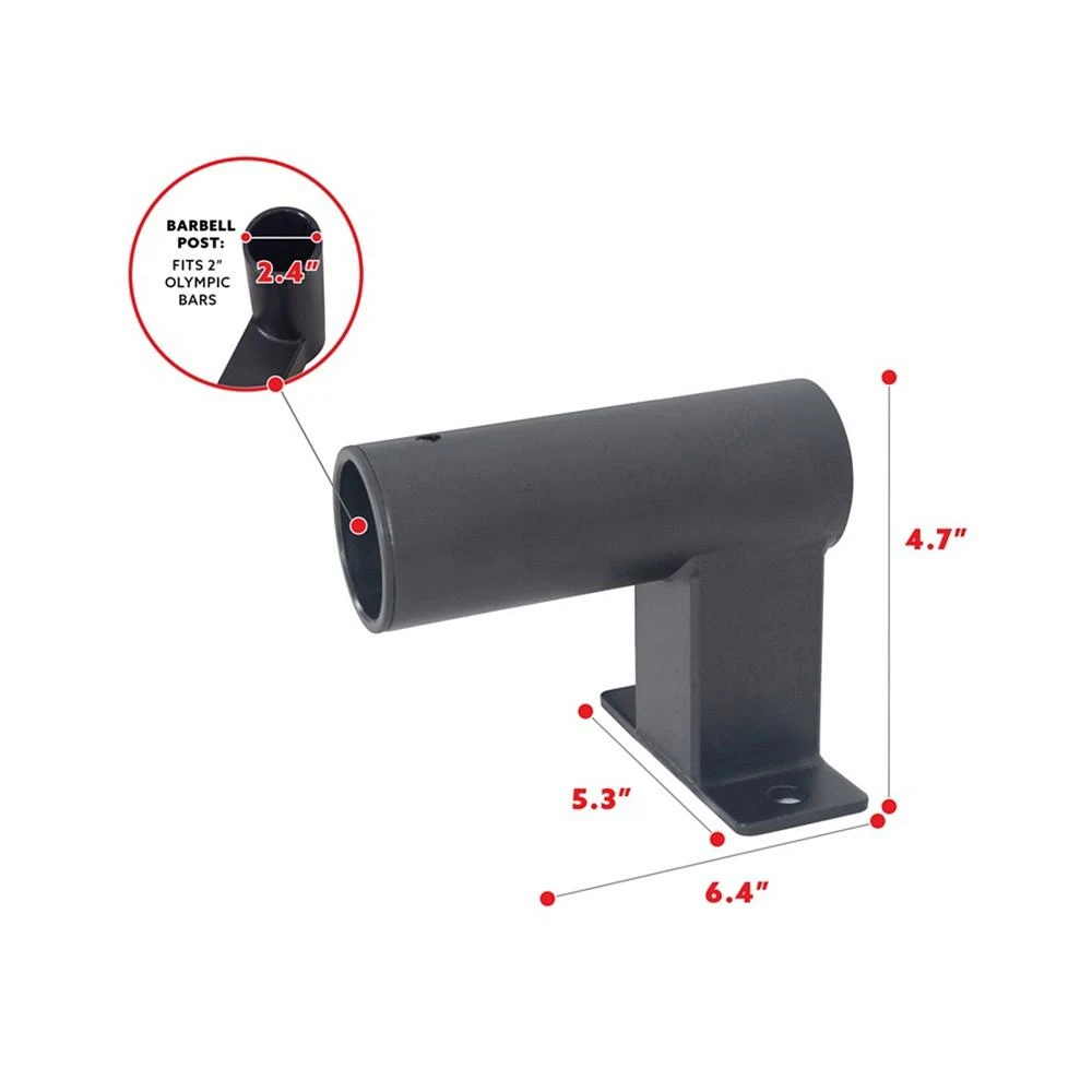 商品Sunny Health & Fitness|Bar Holder Attachment for Power Racks and Cages - SF-XFA003,价格¥350,第4张图片详细描述