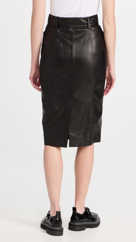 Theory Belted Seam Skirt商品第3张图片规格展示