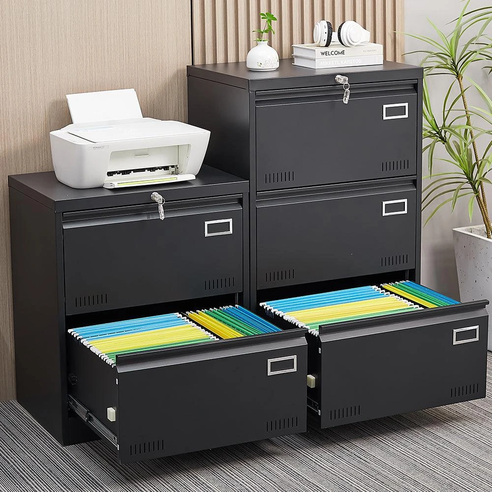 商品Simplie Fun|Metal Lateral File Cabinet with Lock,价格¥2127,第2张图片详细描述