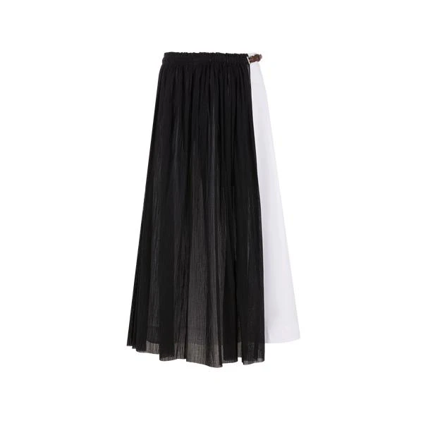 商品Tibi|Gauze and cotton poplin skirt,价格¥1286,第1张图片