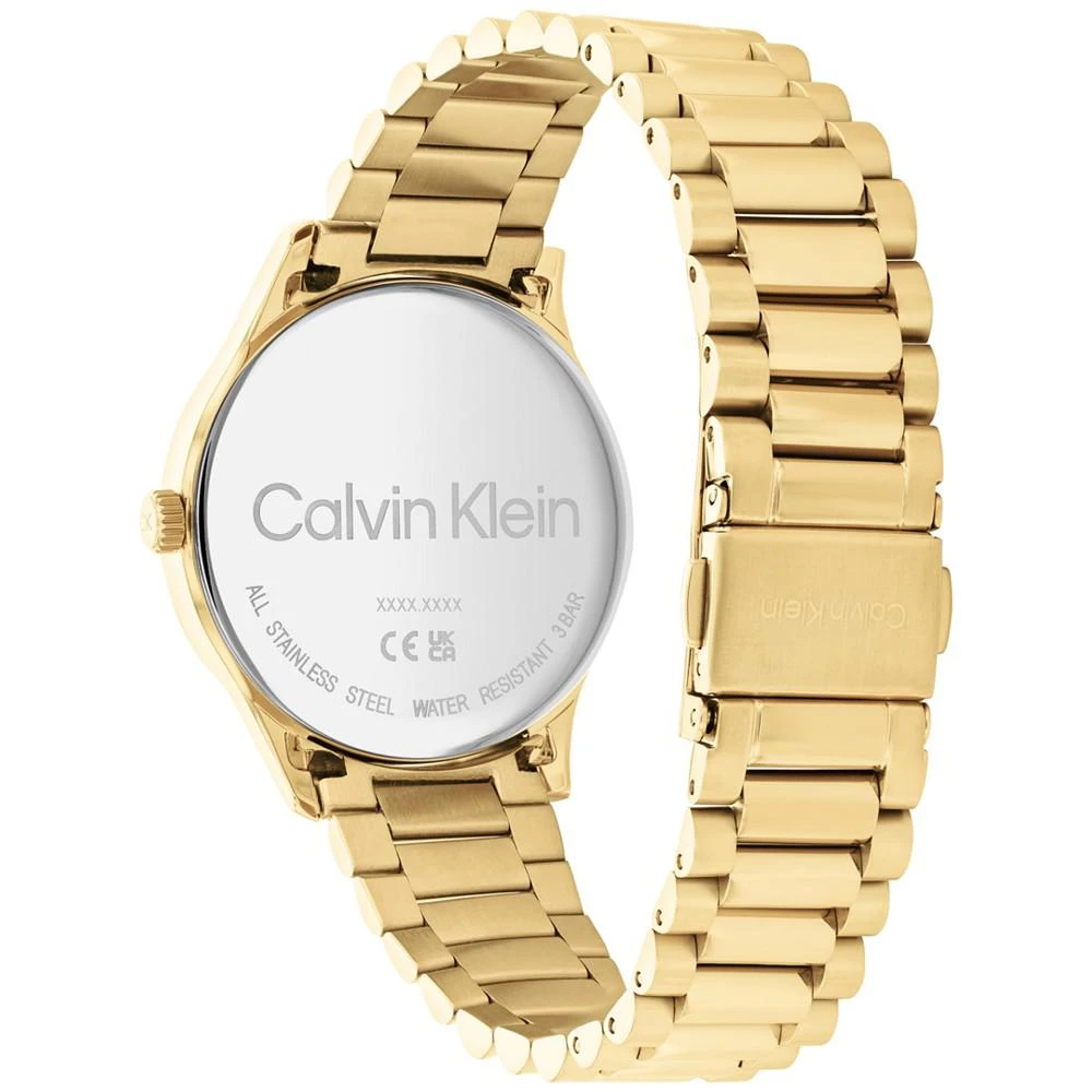 商品Calvin Klein|Gold-Tone Bracelet Watch 35mm,价格¥1351,第3张图片详细描述