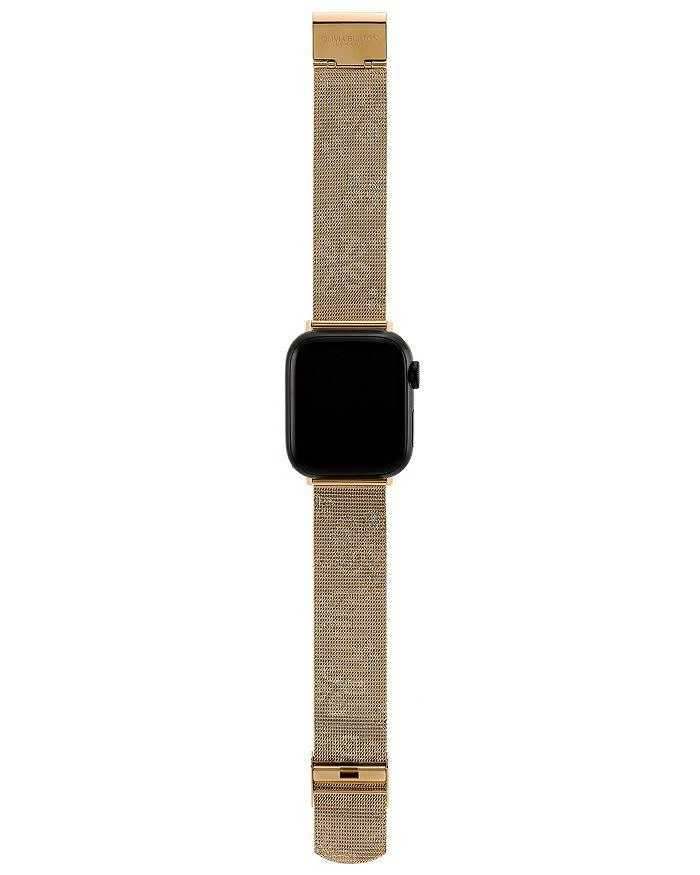 商品Coach|Apple Watch® Gold-Tone Stainless Steel Mesh Strap, 38/40/41mm,价格¥939,第4张图片详细描述