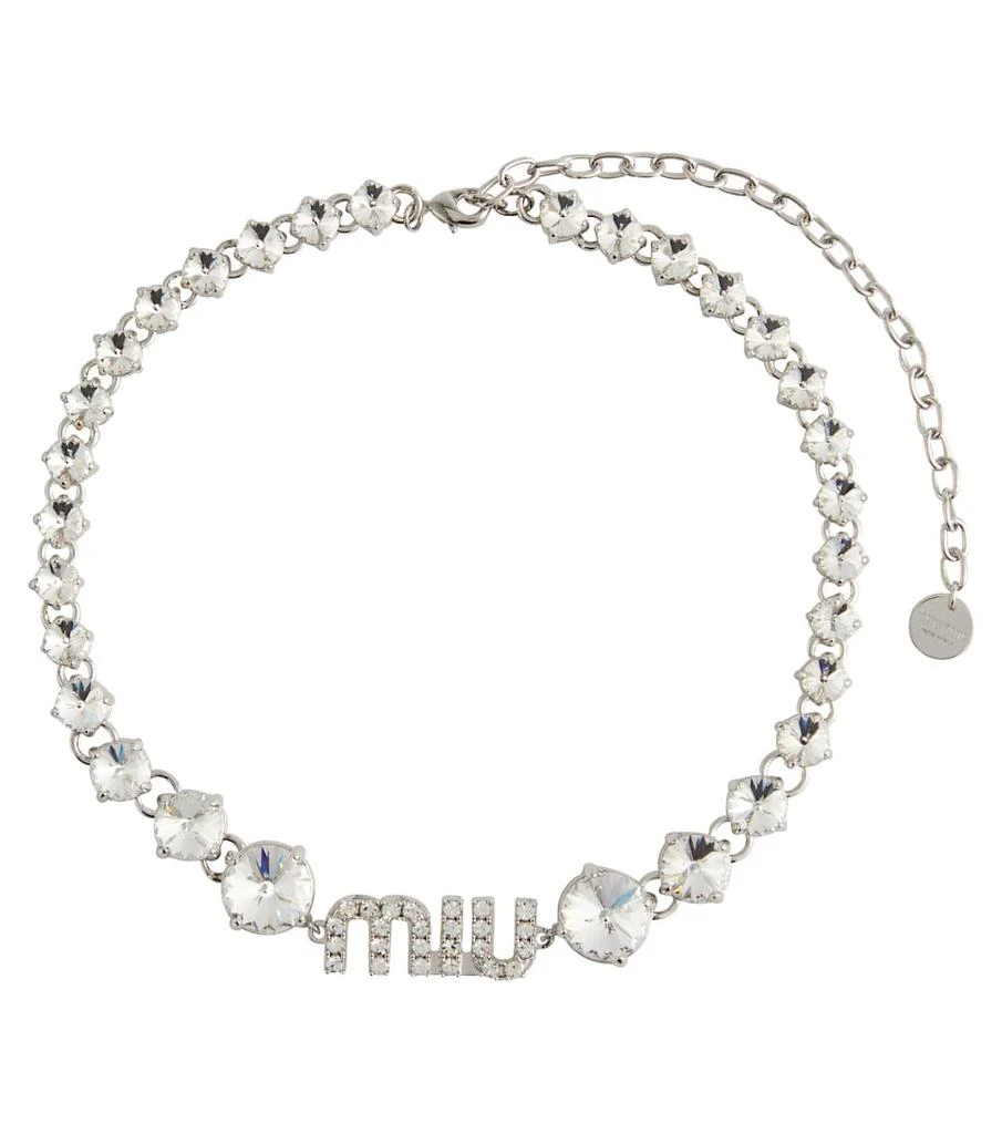 商品Miu Miu|Crystal choker,价格¥8013,第1张图片