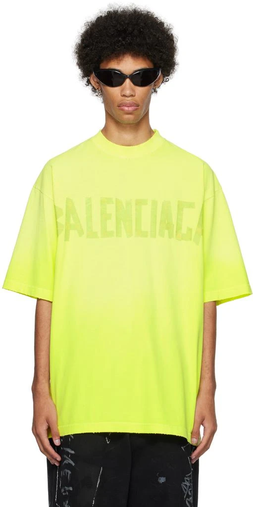 商品Balenciaga|Yellow Tape Type T-Shirt,价格¥6439,第1张图片