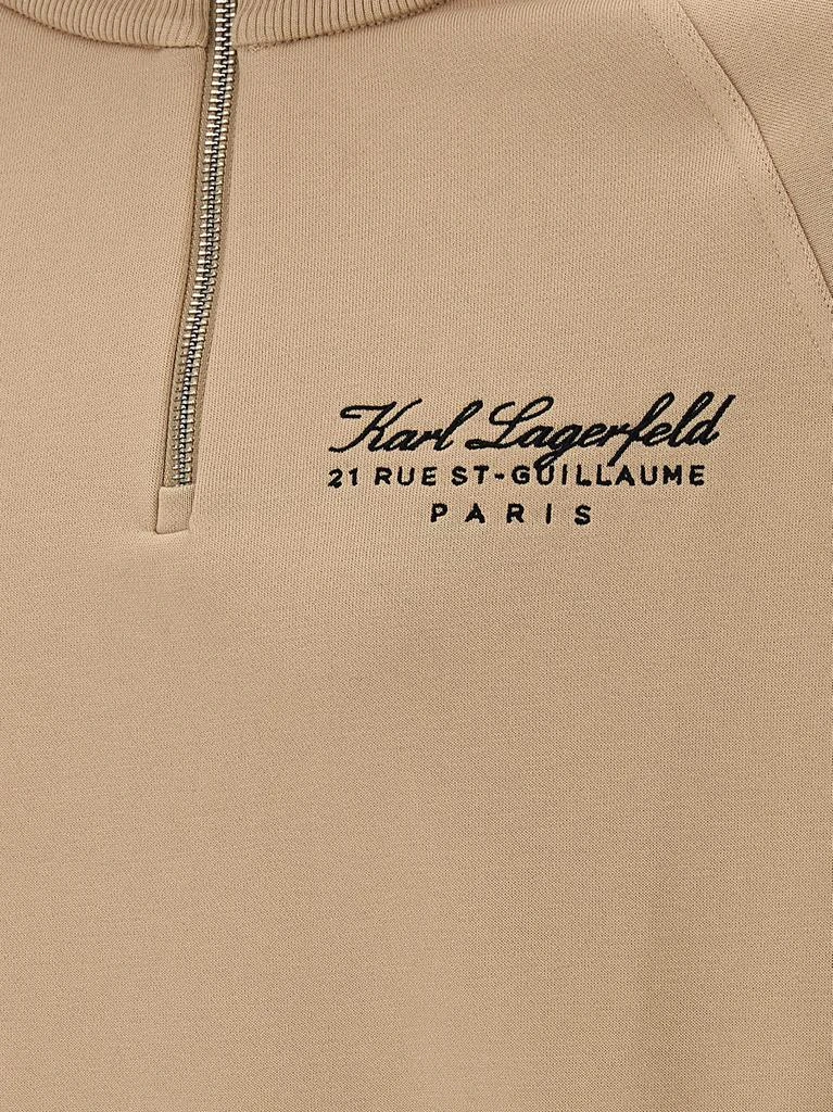 商品Karl Lagerfeld Paris|Karl Lagerfeld Hotel Karl Half-Zip Sweatshirt,价格¥962,第4张图片详细描述