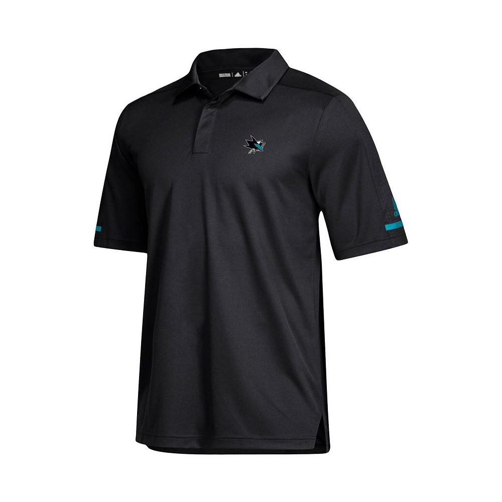 Men's Gray San Jose Sharks Game Day climalite Polo Shirt商品第4张图片规格展示