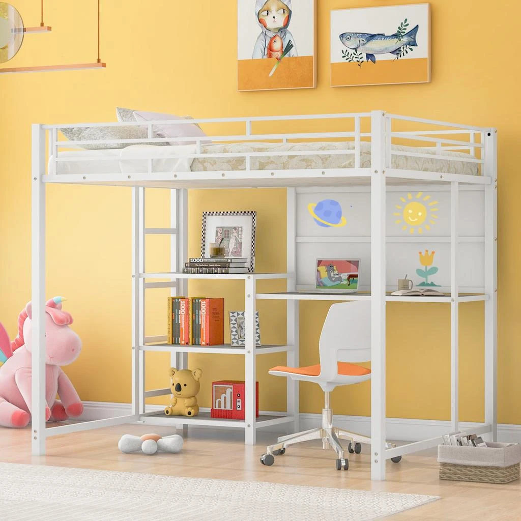 商品Simplie Fun|Full Size Loft Bed,价格¥5098,第1张图片