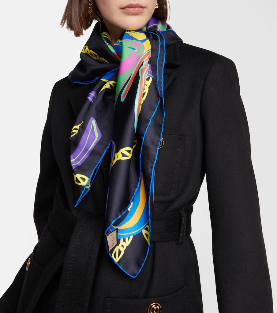 商品Gucci|GG真丝围巾,价格¥4303,第4张图片详细描述