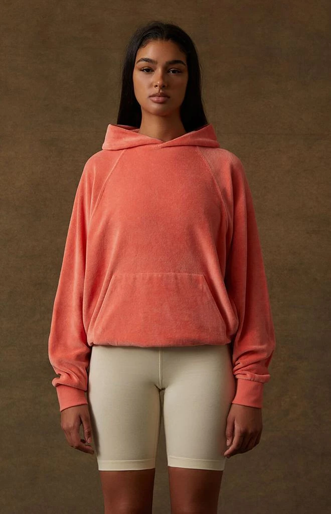 商品Essentials|Women's Coral Velour Hoodie,价格¥836,第2张图片详细描述