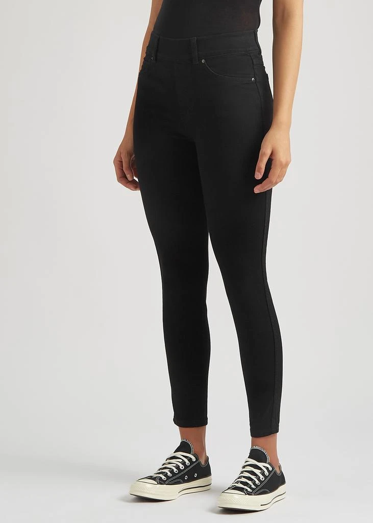 商品SPANX|Clean black stretch-denim leggings,价格¥1166,第2张图片详细描述