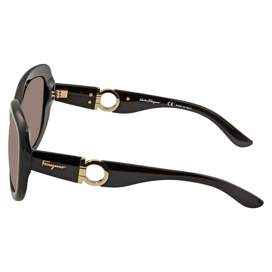 商品Salvatore Ferragamo|Gradient Smoke Oval Ladies Sunglasses SF727S 001 53,价格¥425,第3张图片详细描述