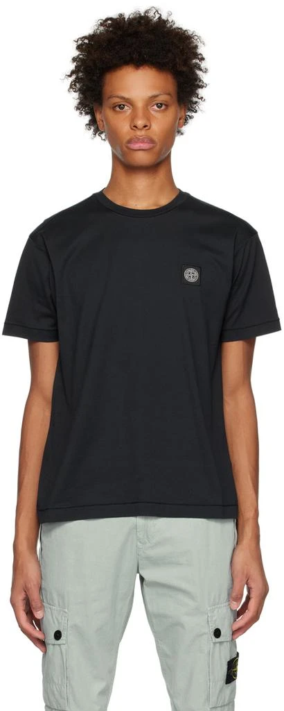 商品Stone Island|Navy Patch T-Shirt,价格¥1717,第1张图片