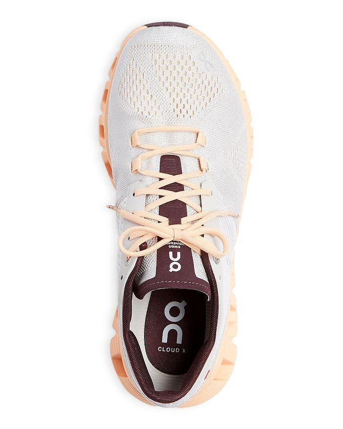 商品On|Women's Cloud X Low Top Running Sneakers,价格¥828,第4张图片详细描述