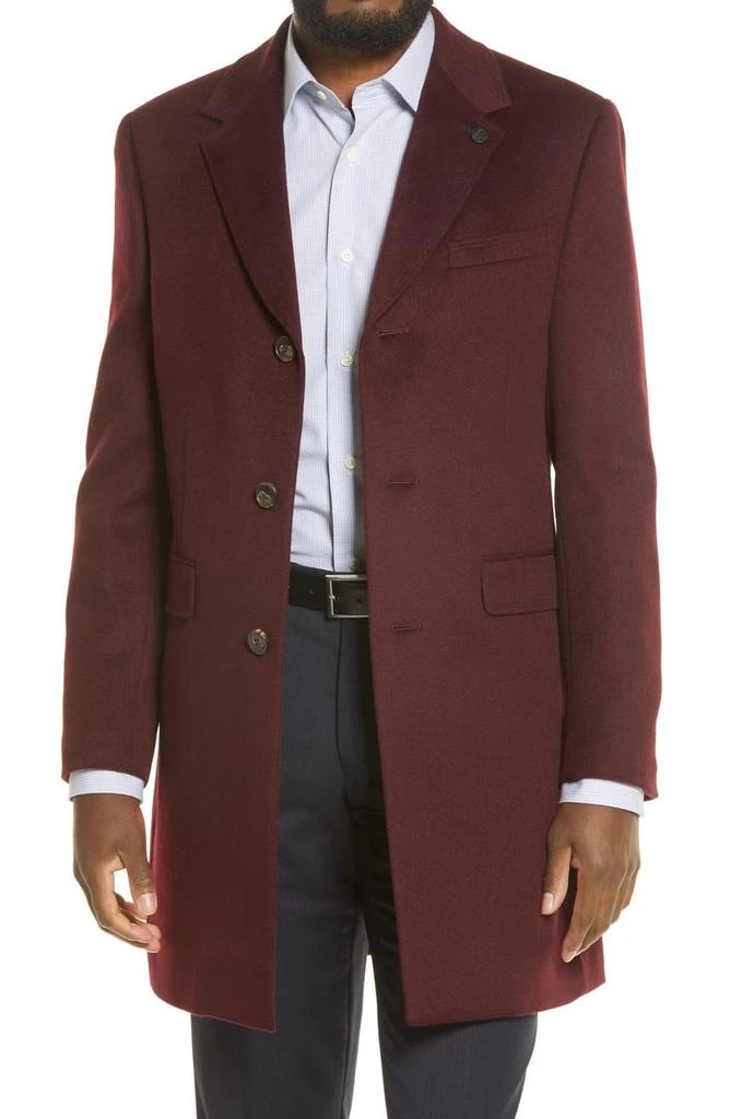 商品Ted Baker London|Fjord Wool & Cashmere Overcoat,价格¥1689,第1张图片