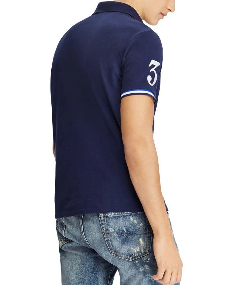 商品Ralph Lauren|Custom Slim Fit Mesh Polo Shirt,价格¥522,第2张图片详细描述
