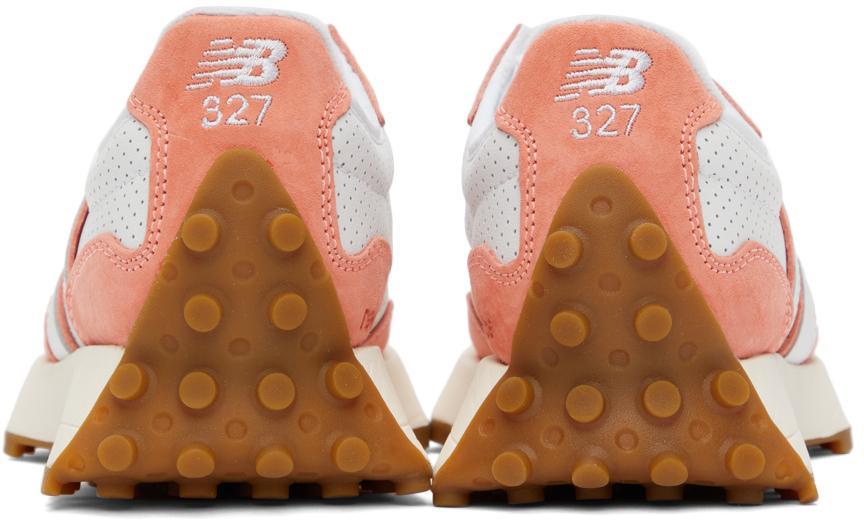 商品New Balance|White & Pink 327 Sneakers,价格¥873,第6张图片详细描述